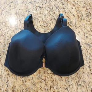 Reggiseno SOMA Vanishing 360 copertura perfetta FR CL 36DDD nero UW chiusura frontale Adj Str - Foto 1 di 17