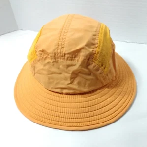 Little Girls Sun Hat Bucket Hat Orange Size Small Girls - Picture 1 of 3