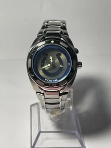 Indianapolis Colts NFL Edelstahl Kaleido Damenuhr von Fossil NEU - Bild 1 von 9