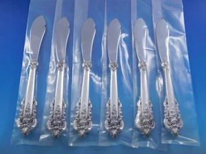 Grande Baroque by Wallace Sterling Silver Trout Knife Set 6pc HHWS Custom Made - Picture 1 of 7