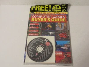 COMPUTER GAMES BUYER'S GUIDE 1997 ANNUAL PLAYABLE DEMO CD ROM PC NEW MAGAZINE - Picture 1 of 6