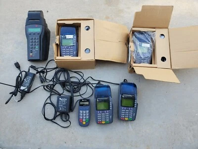 Set of 4 - Verifone Omni 3750 & 1 BofA Credit Card Processing Terminals  - Image 1 of 4