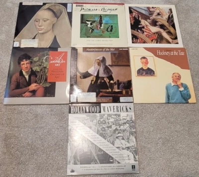 Lot of 7 Documentary and Art Laserdiscs - Met, Hockney, Picasso, Brauqe, more - Image 1 of 4