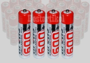 4x Arcas AAA 600mAh Ni-MH Akku für Panasonic Telefone Akku für Grundig Telefone