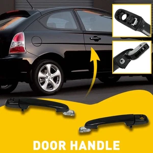2PCS FRONT L&R EXTERIOR DOOR HANDLE FIT 2006-2011 Hyundai Accent 82650-1E000 US - Picture 1 of 8