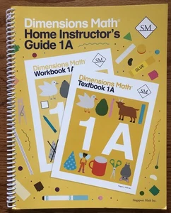 Dimensions Math Home Instructors Guide 1A - Singapore Math - Picture 1 of 13