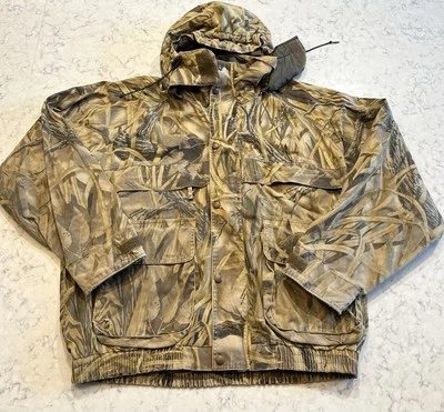 VTG Men’s HFC Equipment RealTree Camo Hunting Jacket Size XL - Image 1 of 4