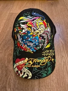 ED HARDY & by Christian Audigier MÜTZE KAPPE weiß neu mit Etikett - Bild 1 von 5