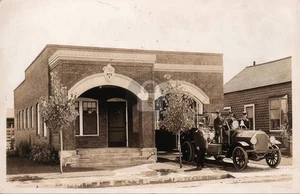 Riverside IL Illinois 1915 FIRE DEPARTMENT Station #3 RPPC Foto Postkarte KOPIE - Bild 1 von 2