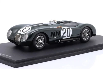 New Spark Jaguar XK 120 C N20 Le Mans 24H 1951 1:18 Model Car Green 18LM51 KidBX - Image 1 of 4