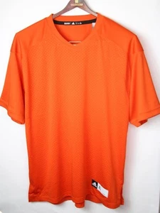Adidas Para Hombres XL Práctica Fútbol Jersey Camisa Informal Pullover Naranja CC0863 NUEVO - Imagen 1 de 6