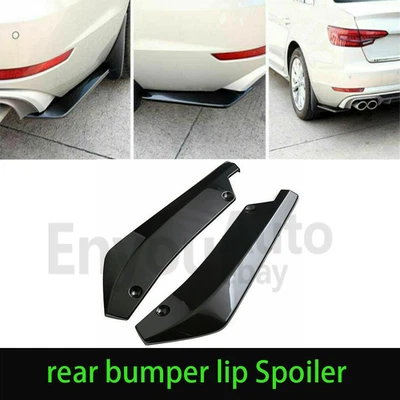 For Volkswagen VW Jetta 6 VI MK6 Rear Lip Splitter Side Skirts Glossy black Look - Image 1 of 4