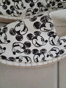 Mickey Mouse Micky Maus Damen Espadrilles Halbschuhe Slipper weiß Gr. 41 - Bild 1 von 4
