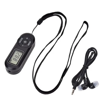 Fit 2 * 1.5V AAA Batteries (Not included) Portable Mini FM Radio HRD-727 - Bild 1 von 4