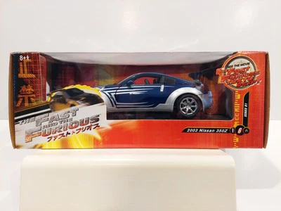 The Fast and the Furious TOKYO DRIFT "2003 Nissan 350Z" 1:18 Dark Blue UNOPENED! - Photo 1/4
