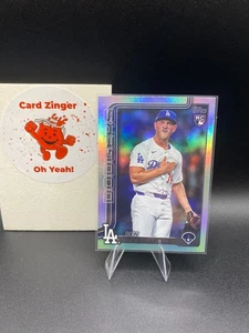 2025 Topps Series 2 BEN CASPARIUS Rookie RC #384 Rainbow Foil Parallel DODGERS - Bild 1 von 2