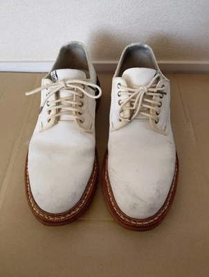 Men's Wear Visvim  Revision VISVIM PATRICIAN PLAIN TOE FOLK WHITE M9 - Image 1 of 4