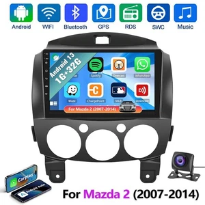 Android 13.0 CarPlay For Mazda 2 2007-2014 Car Stereo Radio 32G GPS Touch Screen - Foto 1 di 13