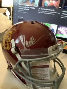 MARCUS ALLEN SIGNED USC TROJANS FULL SIZE SPEED HELMET JSA COA - Picture 1 of 7