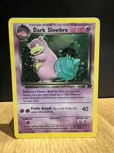 Dark Slowbro Team Rocket Set 12/82 Excellent Rare Holo Pokemon Card 2000 - Picture 1 of 2