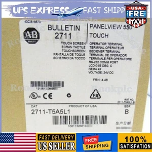 New AB 2711-T5A5L1 Panel View 500 SER A 2711-T5A5L1 Quick Shipping 1 Piece GN - Picture 1 of 4