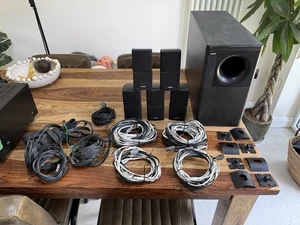 Bose Acoustimass 10 Series II 5x double Cube Speakers with brackets & Sub woofer - Picture 1 of 10