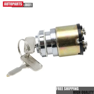 Ignition Switch with 2 Keys 1012415 For Club Car DS Gas Golf Cart 1983-1995 - Image 1 of 4