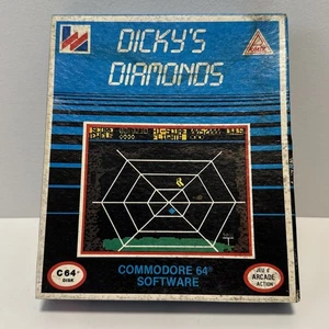 DICKY'S DIAMONDS - ROMIK - COMMODORE 64 C64 CIB 1983 80s VTG Rare - Picture 1 of 10