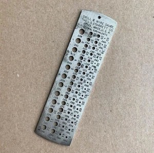 L.S. Starrett Bohrer und Drahtlehre Nr. 186 - Bild 1 von 7