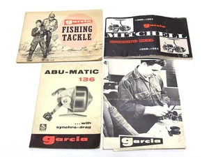 LOT OF 4 GARCIA MITCHELL INSTRUCTION MANUAL BOOKLET ABU-MATIC - Picture 1 of 6