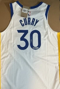 Steph Curry Autograph Signed White Warriors Authentic Jersey - BAS/USA - Picture 1 of 2