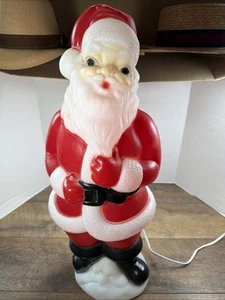 Vintage Blasform Weihnachtsmann Arbeitsleuchte 1973 Empire 23" Carolina Enterprises - Bild 1 von 24