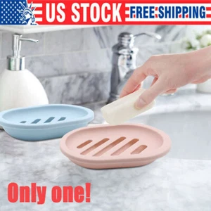 Contenedor autodrenaje soporte para jaboneros estuche baño ducha cesta caja de almacenamiento - Imagen 1 de 9