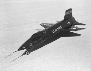 X-15 ship #1 rocket-powered aircraft flight research 8X12 PHOTOGRAPH NASA X  - Picture 1 of 1