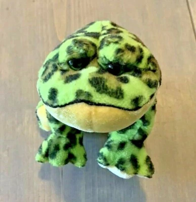 Ganz Webkinz Lil' Kinz Green Bull Frog No Code Included Stuffed Animal Plush 6" - Image 1 of 4