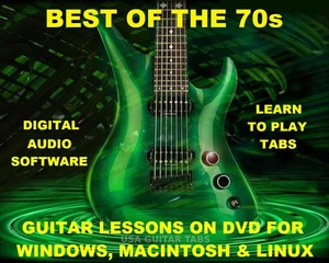Best of The 70s Guitar TAB Lesson CD 525 TABS 287 Backing Tracks + MEGA BONUS - Picture 1 of 6