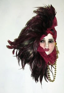 Máscara facial de dama creaciones únicas decoración colgante de pared - NUEVA EN CAJA - Imagen 1 de 1