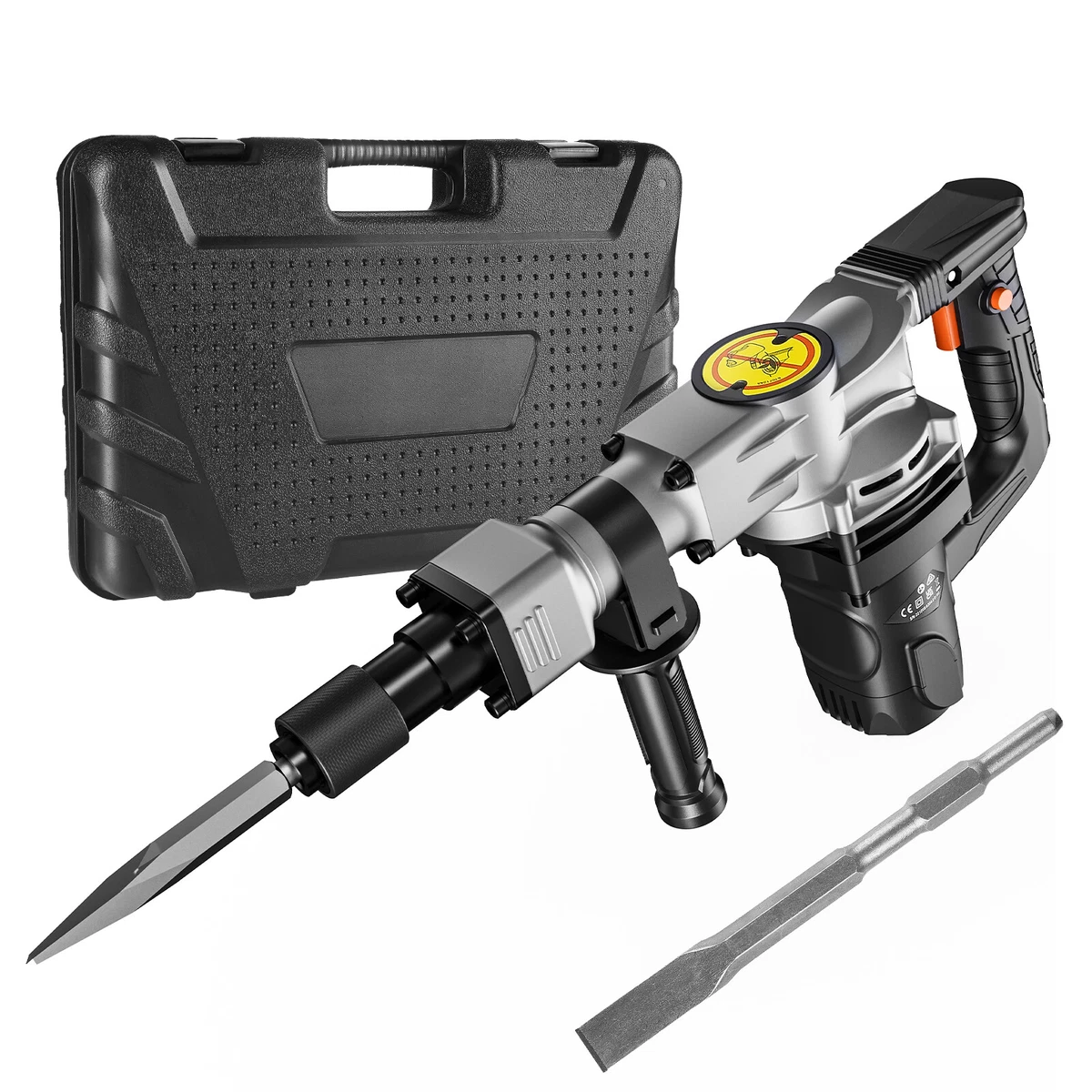 Stark USA 1200W SDS-Max Demolition Hammer - 11J Impact Concrete Breaker
