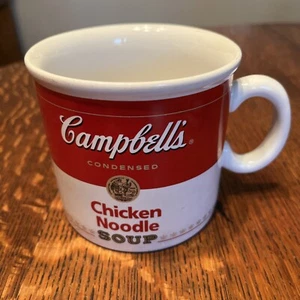 Vintage 1998 Campbell's Chicken Noodle Soup Cup Mug Bowl - Houston Harvest - Picture 1 of 4