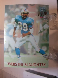 1992 Pro Set Power #189 - Webster Slaughter - Houston Oilers (2678) - Picture 1 of 2