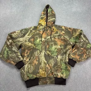RealTree Jacke Erwachsene mittelbraun Arbeitskleidung Canvas Camouflage Jagd Kapuze gefüttert Herren - Bild 1 von 8