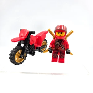 Lego 70750 Kai With Motorcycle Minifigure Ninjago DB X Masters of Spinjitzu - Foto 1 di 4