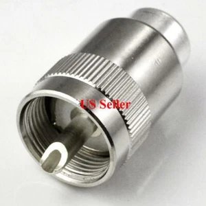 5 PIEZAS Conector Torcido Macho UHF PL-259 OD 7,2 MM para RG59 RG6 LMR240 etc. EE. UU.** - Imagen 1 de 4
