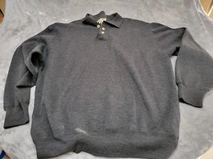 I Levrieri Sweater 100% Merino Wool MENS Size XL Knit Pullover Made In Italy - Picture 1 of 6