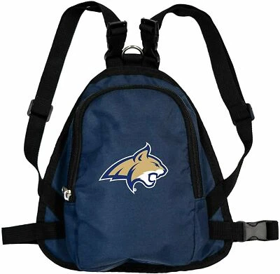 MONTANA STATE BOBCATS DOG CAT MINI BACKPACK HARNESS w/LEASH SMALL - Image 1 of 4