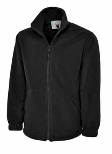 Extra dicke Fleecejacke schwarz extra groß 6XL Winterjacke Windjacke Qualität - Picture 1 of 2