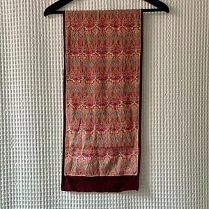 Liberty of London Seide Ianthe Print Jugendstil Schal rosa/dunkelrot/blau Vintage - Bild 1 von 1