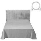 Grounding Flat Sheets for Earthing Queen Size Bed Grounding Kit in Silver Thr