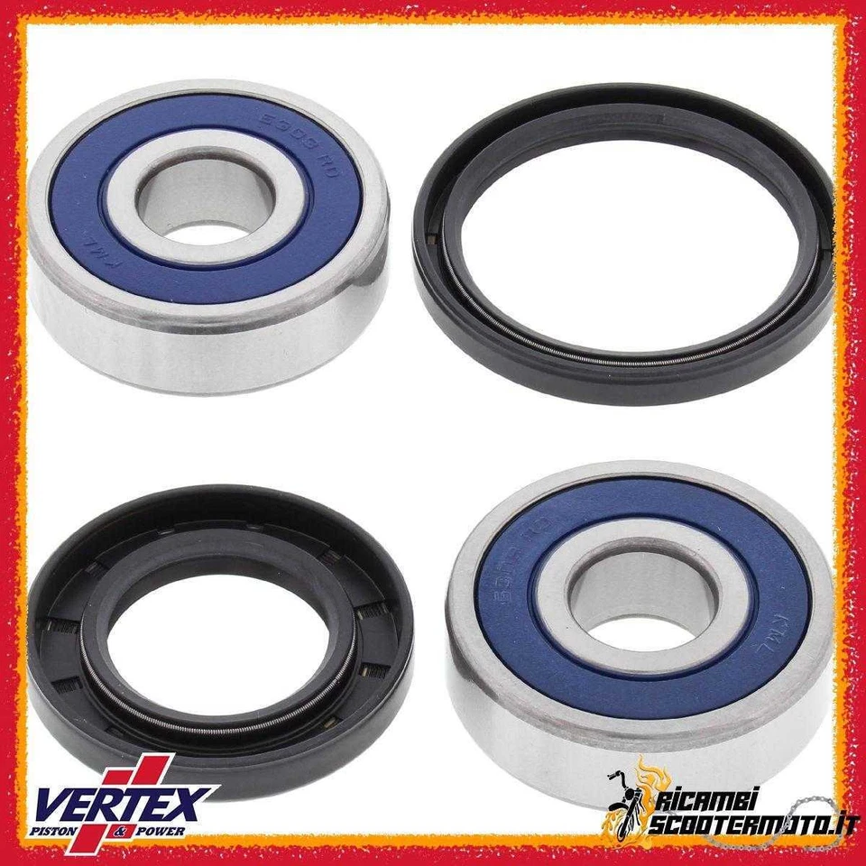 Kit cojinete de rueda delantero Yamaha Xvs 65 V-Star 650 Classic 1998-2016 25-1334#6 Foto 1 de 1