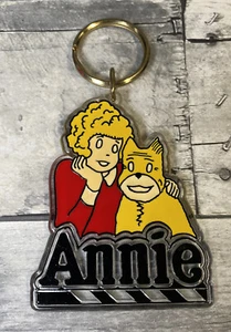 Vintage 1982 Applause Little Orphan Annie & Sandy Lucite Schlüsselanhänger New Old Stock - Bild 1 von 4